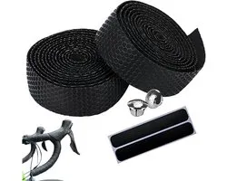 Stuurlint - Grip Tape - 2 Rollen - 2M*30MM*2.5MM - Professioneel Zelfklevend Stuurtape - groot Grip en Schokabsorptie - Racefiets Stuurlint - grip