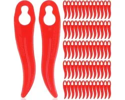 Set of 120 replacement plastic blades suitable for geschikt voor Einhell and geschikt voor Bosch lawnmowers - suitable for cordless lawnmowers.