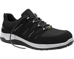 Elten Maddox Black-Grey Low S3 ESD 729461 - Zwart/Grijs - 40