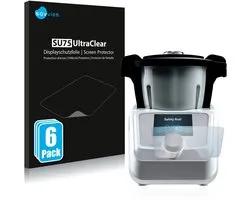 Savvies - Screenprotector voor SilverCrest Mini Monsieur Cuisine Connect - Folie Beschermfolie transparant 6 Stuks