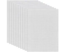 10 vellen Mesh Canvas 30 x 19 cm Plastic 0,5 mm Wit Waterdicht Afdrukbaar PVC Cosplay Fursuit Eye Mesh - Rollenspel, Fursuits, Sculpting, Rekwisieten