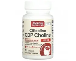 Citicoline 250mg 60 capsules - CDP Choline | Jarrow Formulas