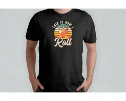 This Is How I Roll - T Shirt - BowlingFun - StrikeTime - BowlingLife - PerfectGame - BowlingPlezier - StrikeTijd - BowlingLeven - GootBal