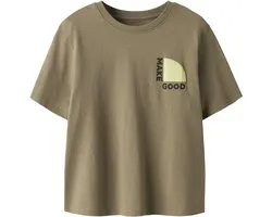 NAME IT - NKMDETEM SS NREG TOP BOX - Jongens - T-shirts - Maat 146/152