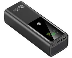 Banky - Banque d'alimentation 100 W - 26 800 mAh - Charge Quick - Extra puissante avec écran et charge Fast PD | USB-C et USB-A | Convient aux ordinateurs portables, Apple MacBook, Tablettes et Smartphones