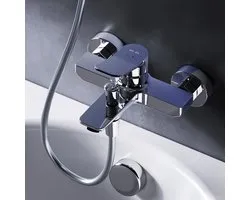 AM.PM X- Joy - Robinet de bain - Mitigeur - Entraxe 150 mm - Économie d'eau - Chrome