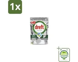 1 x Dreft – Vaatwastabletten – Platinum All-in-One Original – 59 Tabletten - Vaatwastabletten - Vaatwasser - Reiniging - Ontvetting - Zout