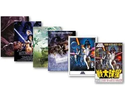 Star Wars posters - Set van 6 stuks - Empire Strikes Back - Return of The Jedi - Obi wan - Grogu - Formaat 61 x 91,5 cm
