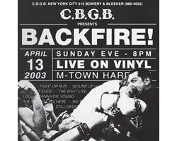 Backfire! - Live At CBGB's (LP)