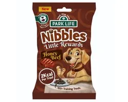Park Life Nibbles Little Rewards Hondensnacks – Rund & Honing – Trainingssnacks – Graanvrij – 100% Natuurlijk – 2 kcal per snack - 80g