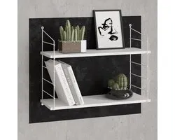 Asir - Wandplank - Wit – 72 x 58 x 20 cm