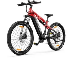 DUOTTS Elektrische Fiets - 648Wh/13.5Ah Accu - 90 km Bereik - 48V 250W Bafang Motor- 26x2.6 Inch All - Terrain Wielen - Shimano 14 Versnellingen - Aluminium Frame met Verende Voorvork - Elektrische Mountainbike - zwart