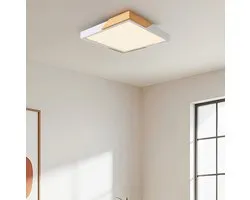 Plafonnier dimmable avec détails en bois - Meta