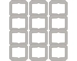 12-pack - Microvezeldoeken - Geschikt voor Ecovacs MINI 2/AIR2/ONE PRO - Wasbare microvezeldoeken - Reinigt vlekken en stof - Vervangende doeken geschikt voor Ecovacs raamreinigingsrobots