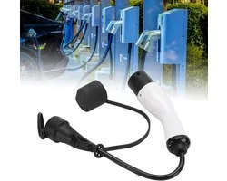 Yctze Type 2 Naar EV-adapter 16A 3,3KW Type2 -laadkabel Type 2 -ontladingsconverter met Oververhittingsbeveiliging voor EV-laadstations
