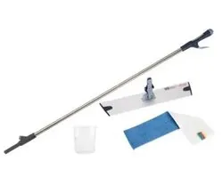 Vileda Spray Pro Inox steel + vlakmopplaat met 10 gratis Baseloop moppen