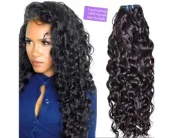 Frazimashop - Extensions de cheveux - Tissage brésilien Remy - Cheveux - 32 pouces - 81 cm - Postiches - Golf Water - 1 pièce - 1B - Extensions de cheveux - Cheveux humains