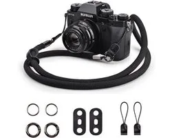 Schouderriem - voor Sony A6400 A6700 A7 IV, Fujifilm XT5 X100V XT30, Canon EOS R6 R10 R50 en Nikon ZF Z30 Z50 - Comfortabel en duurzaam - voor fotografie en videografie