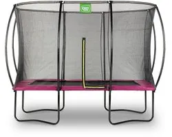 EXIT Silhouette Trampoline 214x305cm - Op Poten - Rechthoekig - Trampoline Buiten - Voor Kinderen - Roze
