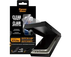 PanzerGlass Ultra Wide Fit FastFit in-a-box Screenprotector geschikt voor Apple iPhone 18 Pro Max / 17 Pro Max