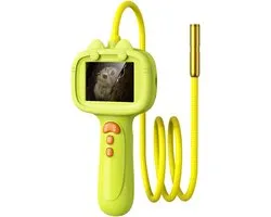 Endoscopische camera met verlichting voor kinderen - STEM-wetenschappelijk educatief speelgoed voor jongens en meisjes van 3, 4, 5, 6, 7, 8, 9 en 10 jaar | Verjaardagscadeau voor buitenavonturen en natuurontdekkingen - geel