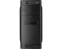 Inter-Tech IT-5905 | Midi Tower Case | Zwart