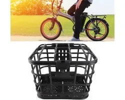 SnelShoppen - Panier de Vélo Avant Dpofirs Amovible avec Couvercle, Grande Capacité en Polycarbonate pour Vélo Électrique et Vélo classique,