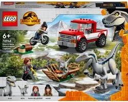 LEGO Jurassic World 76946 La Capture des Vélociraptors Beta et Blue