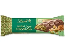 Lindt Dubai Style Chocolade Mini-Reep 40 gram - Melkchocolade, Kadayif, Pistache noten - Premium Dubai Style chocolade