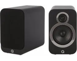 Q Acoustics 3020i - Boekenplank Luidspreker - Mat Zwart (per paar)