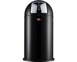 Wesco Pushboy Prullenbak - Afvalbak Wesco - 50 Liter - Zwart