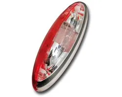 Jokon Markering SPL2010 Ovaal Opbouw Rood/Wit Wit Frame 12/24V