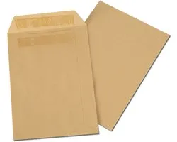 GPV akte-envelop, C4, 90 g/m2, 22,9 x 32,4 cm, zelfklevend, bruin, 250 st.