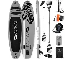 Aukai Supboard Ocean Pro - 320 cm - 200 kg - incl. kayak paddle en zitje