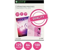 Leitz Lamineerhoezen - A4 - 125 Micron - 100 Stuks