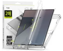 Ringke Screen Protector Geschikt voor Samsung Galaxy Z Fold 7 - Dual Easy Pro Film - PET Display Folie - Installatie Jig - 2-Pack