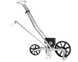 Semoir manuel CINK AgriPro – Semoir de précision à 6 disques – Hauteur réglable – Aluminium – Semoir pour légumes et Graines – Semoir manuel à pousser