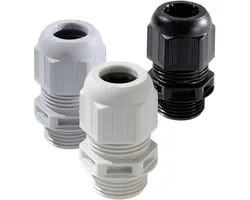 Wiska 10066500 Wartel M12 Polyamide Zwart (RAL 9005) 50 stuk(s)