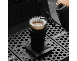MHW-3BOMBER Cube Coffee Scale 3.0 Mini Pro - Digitale Koffieweegschaal - 0,1 g Precisie - Espresso & Pour Over - Flow Rate - Automatische Timer - USB-C