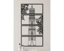 Wanddecoratie | Domtoren Utrecht - XL (80x145cm)