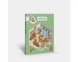 Cute 'n' Cozy Sticker Therapy Series- Cute 'n' Cozy Sticker Therapy: Flower Shops