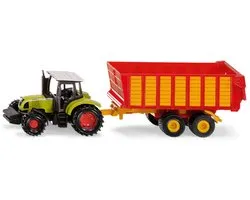 Tracteur SIKU 1650 John Deere avec remorque