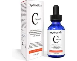 HydroSkin Vitamine C Serum - 2.5% Retinol serum - 3.5% Niacinamide - Gezichtsverzorging - Anti-Rimpel - Collageen - 60 ML