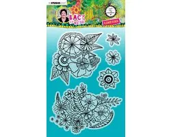 Studio Light Retour à la Nature Clear Stamp Flower Stack