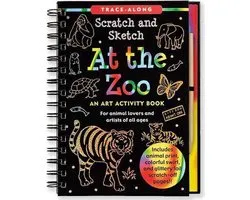 At the Zoo Scratch and Sketch Trace-Along