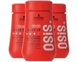 Schwarzkopf Professional - OSiS Dust It Volume Poeder - 3 x 10 gr - Voordeelverpakking