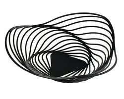 Alessi Trinity Schaal Zwart 33 cm