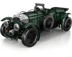 Mould King 13191 Bentley Blower Vintage Classic Oldtimer bouwset | City racing champion adventure | Technische speelgoed creator bouwpakketten voor volwassenen & kinderen | Retro fast speed auto | geschikt voor Lego | Bouwdoos met 3918 bouwstenen