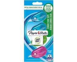 Paper Mate DryLine i-Mini correctietape | diverse kleuren | 4 stuks