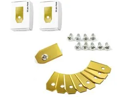 Lawn Mower Blades – 60 Universal Replacement Blades geschikt voor Husqvarna Automower, Gardena, Yardforce, and More